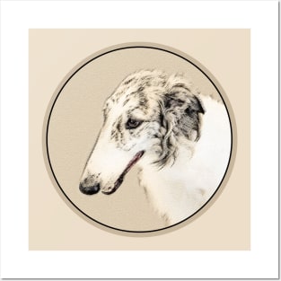 Borzoi (Silver Brindle) Posters and Art